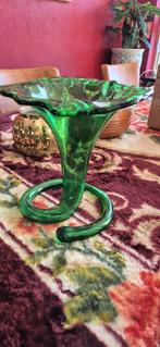 Stiver Italy Venetiaans glazen trompet vaas - bloemvorm, Ophalen of Verzenden