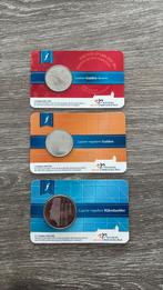 Set van 3 coincard laatste gulden en rijksdaalder 2001 fdc, Verzenden, Koningin Beatrix