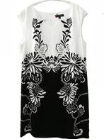 COMMA shift mouwloos jurkje zwart wit monochroom 44, Kleding | Dames, Jurken, Verzenden, Zwart, Maat 42/44 (L), Comma