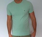 Tommy Hilfiger Organic Cotton Slim Fit Shirt |M | Lichtgroen, Ophalen of Verzenden, Zo goed als nieuw, Maat 48/50 (M), Groen