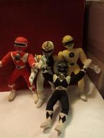 Mighty Morphin Power Rangers Knuffels wit geel zwart rood, Ophalen of Verzenden, Gebruikt, Overige typen