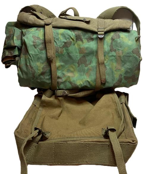 WWII Amerikaanse Amerikaans USA US USMC P41 Fieldpack, Verzamelen, Militaria | Tweede Wereldoorlog, Marine, Overige typen, Amerika