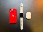 Iphone 13 mini, Apple Watch SE & Airpods Pro 2, Ophalen of Verzenden, Zonder abonnement, Rood, IPhone 13 mini