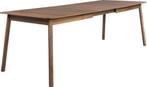 Zuiver Table Glimps 180/240x90 Walnut | van €1099 nu €659, Huis en Inrichting, Tafels | Eettafels