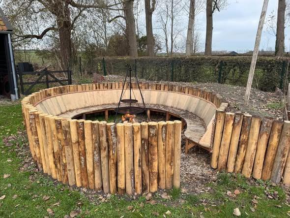 kastanjehout, Tuin en Terras, Tuinhekken en Hekwerk, IJzer, Ophalen