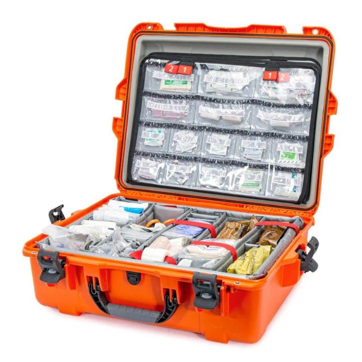 NANUK 945 EHBO KOFFER ZWART OF ORANJE met indeling, Diversen, Verpleegmiddelen, Nieuw, Ophalen of Verzenden