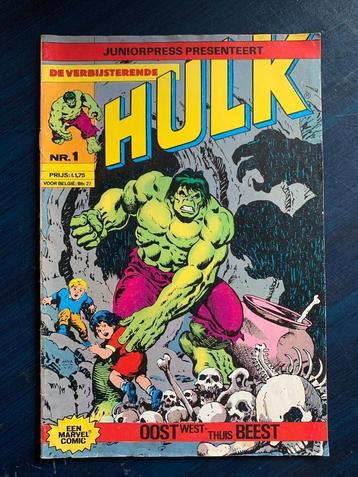 De verbijsterende Hulk; nr 1; een marvel comic; oost west.. beschikbaar voor biedingen