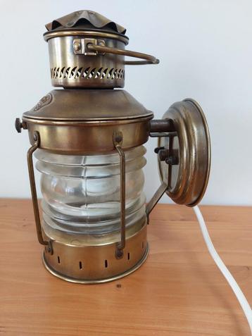 Scheepslantaarn Ankerlicht, wandlamp van zwaar messing beschikbaar voor biedingen