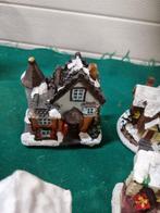 kersthuisjes porselein met verlichting 6 stuks  [b41A], Diversen, Ophalen of Verzenden, 'T Olde Gre-j, Info@toldegrej.nl, Endepoelstraat 20f Didam