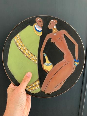 Mid Century Afrikaans design Wandbord (Kalahari Studio) beschikbaar voor biedingen