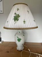 Herend porseleinen Lamp Apponyi Groen met Kap, Antiek en Kunst, Antiek | Porselein, Ophalen of Verzenden