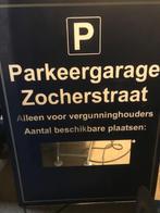 lichtbak reclame parkeergarage Amsterdam mancave, Ophalen, Gebruikt, Lichtbak of (neon) lamp