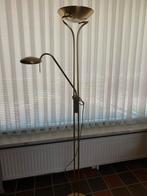 Mooie messing sta (vloer en lees) lamp, Ophalen, Gebruikt, Metaal, Minder dan 100 cm