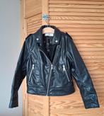 H&M Bikerjack Imitatieleer Zwart Maat 128, Meisje, H&M, Ophalen of Verzenden, Zo goed als nieuw