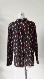 Realize blouse met print - Maat M, Maat 38/40 (M), ., Zwart, Ophalen of Verzenden