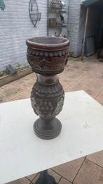 Mooie houten siervaas, Ophalen of Verzenden