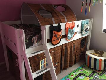 Flexa piraten speeltent voor halfhoogslaper met accessoires beschikbaar voor biedingen