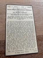 Dohmen Anna 1882 Geleen 1944 x Hollands -28313, Verzamelen, Ophalen of Verzenden, Bidprentje