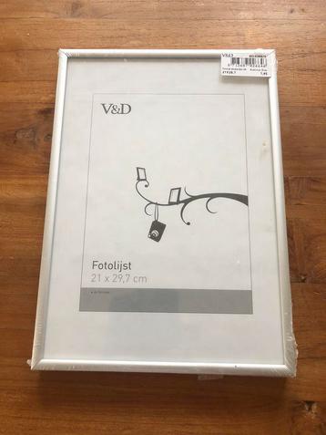 Fotolijst aluminium zilverkleurig (21 x 29,7 cm) beschikbaar voor biedingen