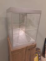 Vitrine Display Showcase 1:18 1:43 met draaitafel, ledlicht, Hobby en Vrije tijd, Ophalen of Verzenden, Zo goed als nieuw