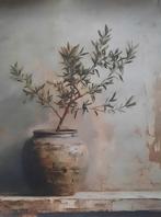 Rustieke schilderijen, Verzenden, Minder dan 50 cm, Schilderij, Minder dan 50 cm