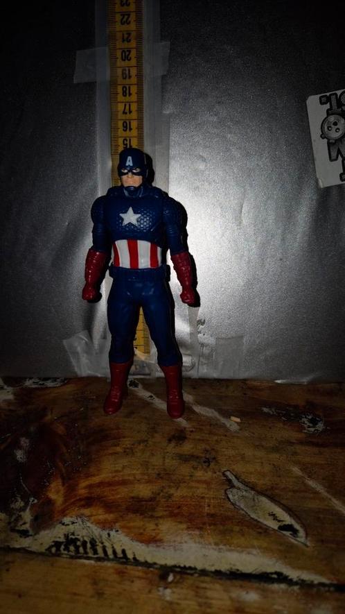 captain america, Kinderen en Baby's, Speelgoed | Actiefiguren, Gebruikt, Ophalen of Verzenden