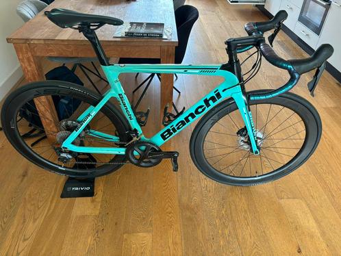 Bianchi Aria Ultegra Disc Racefiets 55 cm maat M, Fietsen en Brommers, Fietsen | Racefietsen, Ophalen of Verzenden