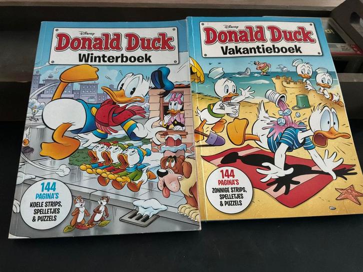2 Dikke Donald Duck Winterboeken, Boeken, Stripboeken, Gelezen, Meerdere stripboeken, Ophalen of Verzenden