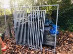 Kennelpaneel 2.28 breed bij 1.60 meter hoog met 2 deuren, Ophalen, Hondenkennel, 110 cm of meer, 100 cm of meer