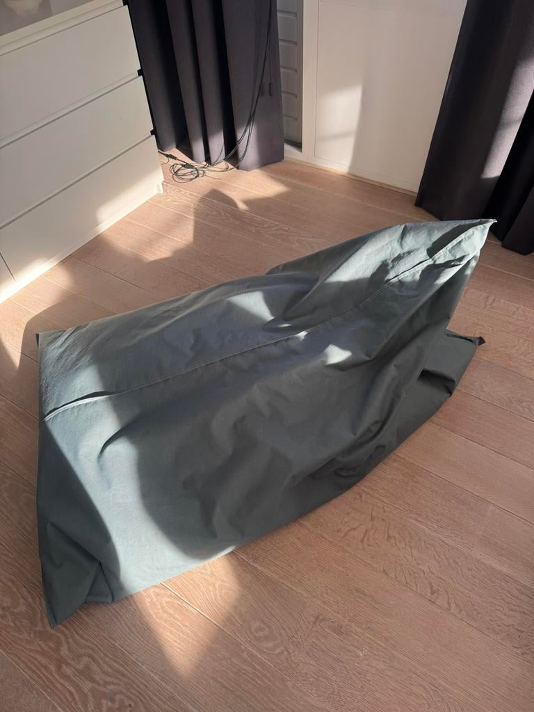 Zitzak groen, Huis en Inrichting, Zitzakken, Ophalen of Verzenden, Zo goed als nieuw, Groen