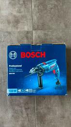 Bosch impact drill GSB 550, Doe-het-zelf en Verbouw, Variabele snelheid, Nieuw, Ophalen of Verzenden, Kolomboormachine