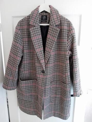 Tussenjas, ruitje beige-zwart-bordeaux-bruin beschikbaar voor biedingen