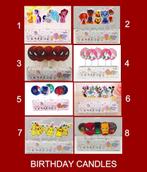 Birthday Kaarsen Paw Patrol, My Little Pony, Spiderman enz., Verzenden, Nieuw, Taarten, Versiering