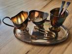 Verzilverde douwe egberts roomstel., Antiek en Kunst, Ophalen of Verzenden
