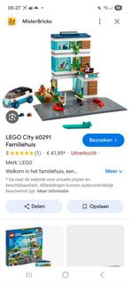 Lego city familiehuis, Kinderen en Baby's, Speelgoed | Duplo en Lego, Ophalen of Verzenden, Zo goed als nieuw, Lego