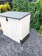 Brandschoon en zeer nette tuinkast 127 breed 71 diep, Tuin en Terras, Bergingen en Tuinkasten, Ophalen, Zo goed als nieuw, Kunststof