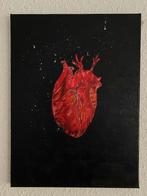 heart on canvas, Ophalen of Verzenden