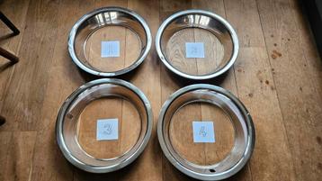 Sierringen voor 15" Rally Wheels Beschadigd. Trim rings. beschikbaar voor biedingen