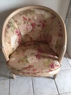 Gebloemde fauteuil, Huis en Inrichting, Ophalen, Zo goed als nieuw, Eén