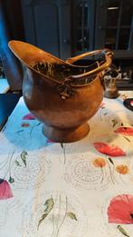 Antieke koperen kolenkit/ kolen bak/ planten bak, Antiek en Kunst, Ophalen of Verzenden
