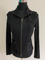 Jas25 - Zwart polyamide Penn Ink jasje maat 36 (1), Ophalen of Verzenden, Zo goed als nieuw, Maat 36 (S), Zwart