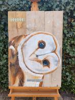 steigerhouten schilderij. 58.5 x 82.5 cm.  voor tuin of huis, Nieuw, Ophalen