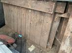 Hardhout tbv afscheiding, Doe-het-zelf en Verbouw, Hout en Planken, Ophalen, Minder dan 25 mm, Zo goed als nieuw, Plank