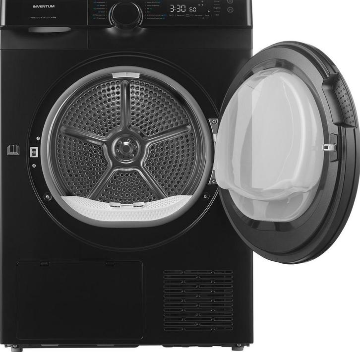 Inventum VDW8030B Warmtepompdroger 8 kg, Witgoed en Apparatuur, Wasdrogers, Zo goed als nieuw, Condens, Voorlader, 8 tot 10 kg