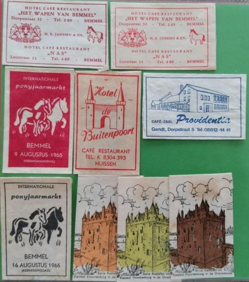 Lingewaard Gendt Huissen Doornenburg Bemmel 322, Verzamelen, Suikerzakjes, Verzenden