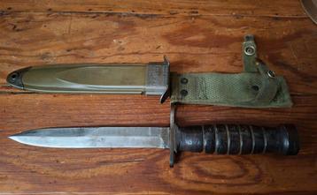 WO2 M1 Carbine bajonet M4 Utica / M8A1 schede / karabijn US beschikbaar voor biedingen