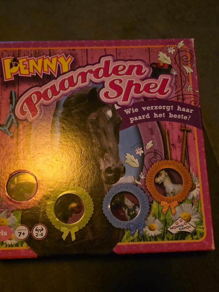 Paardenspel Penny, Hobby en Vrije tijd, Gezelschapsspellen | Kaartspellen, Gebruikt, Ophalen of Verzenden