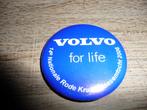 Button Volvo for life 14e nationale bloesemtocht Rode Kruis, Verzamelen, Speldjes, Pins en Buttons, Ophalen, Zo goed als nieuw