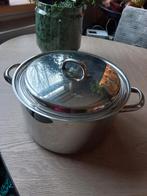 Grote pan, soeppan. RVS. 6 LITER., Huis en Inrichting, Keuken | Potten en Pannen, Ophalen of Verzenden, Gebruikt, Rvs, Kookpan of Snelkookpan