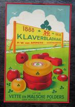Reclameplaat 1938 Klaverblad Kaas Oosthuizen N.H., Ophalen of Verzenden, Gebruikt, Reclamebord